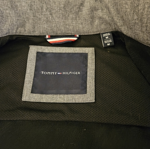 Men’s Grey Tommy Hilfiger Water Resistant Jacket - Picture 5 of 8